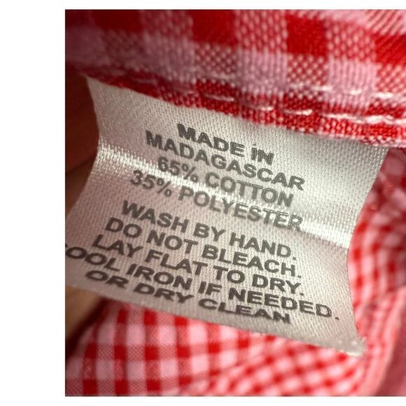 Maxwell and Geraldine The Rose Gingham Mini Dress Sz. XS - Picture 8 of 8